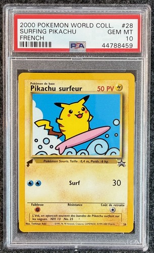 Psa surfing pikachu 28 - 10,