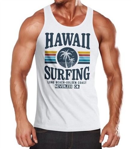 Herren tank top hawaii surfing - tank-top,