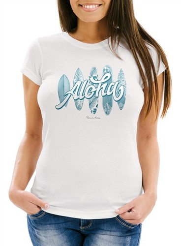 Damen shirt aloha - damen,
