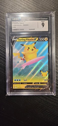 Surfing pikachu 008 025 - v, 008/025