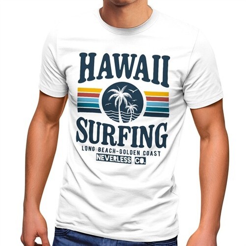 Herren shirt hawaii surfing - t-shirt,