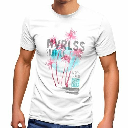 Herren shirt palmen - palmen, sommer