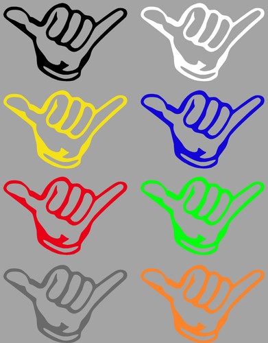 Aufkleber sticker shaka - sticker, hang