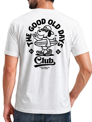 Herren shirt backprint - herren,