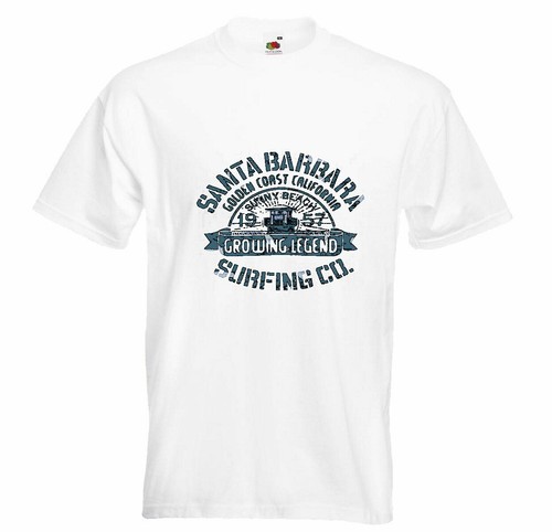 Shirt santa barbara surfing - t-shirt,