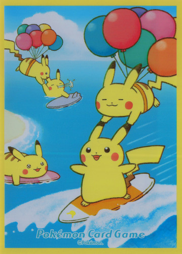 Surfing flying pikachu - &,