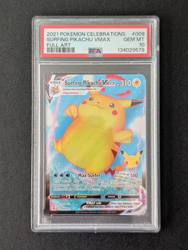 Pokémon surfing pikachu - pokémon, vmax